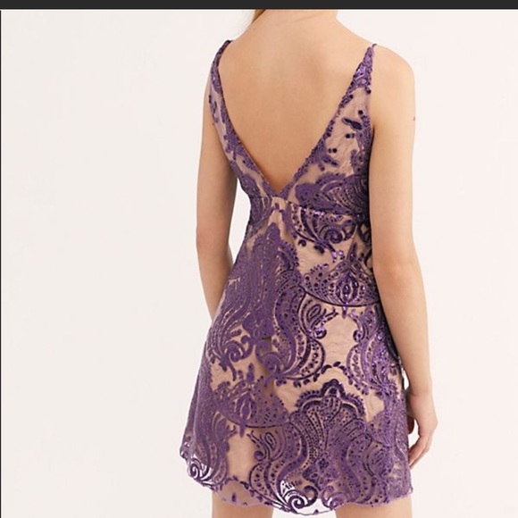 Free People Sequined Mini Dress - Picture 10 of 16
